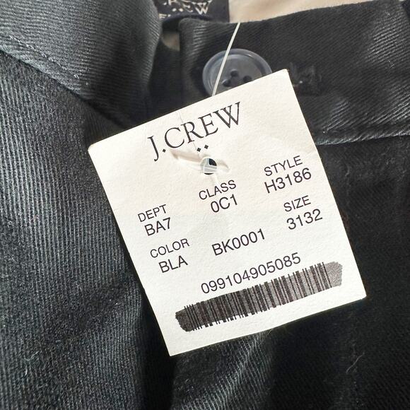 J. Crew Factory Straight Fit Flex Chino Pants Black Size 31x32 Casual Work Wear - Picture 7 of 10